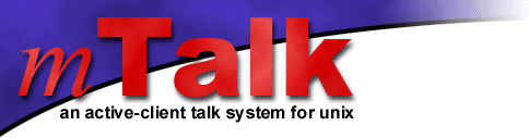 mTalk - an active talk client for unix